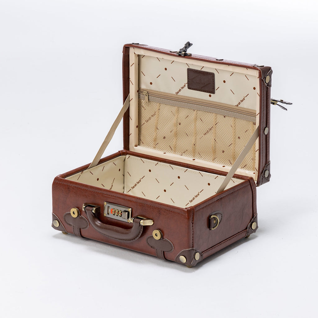 SarahFace Train Case - Caramel Brown's