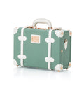 WildFloral Train Case - Embossed Mint