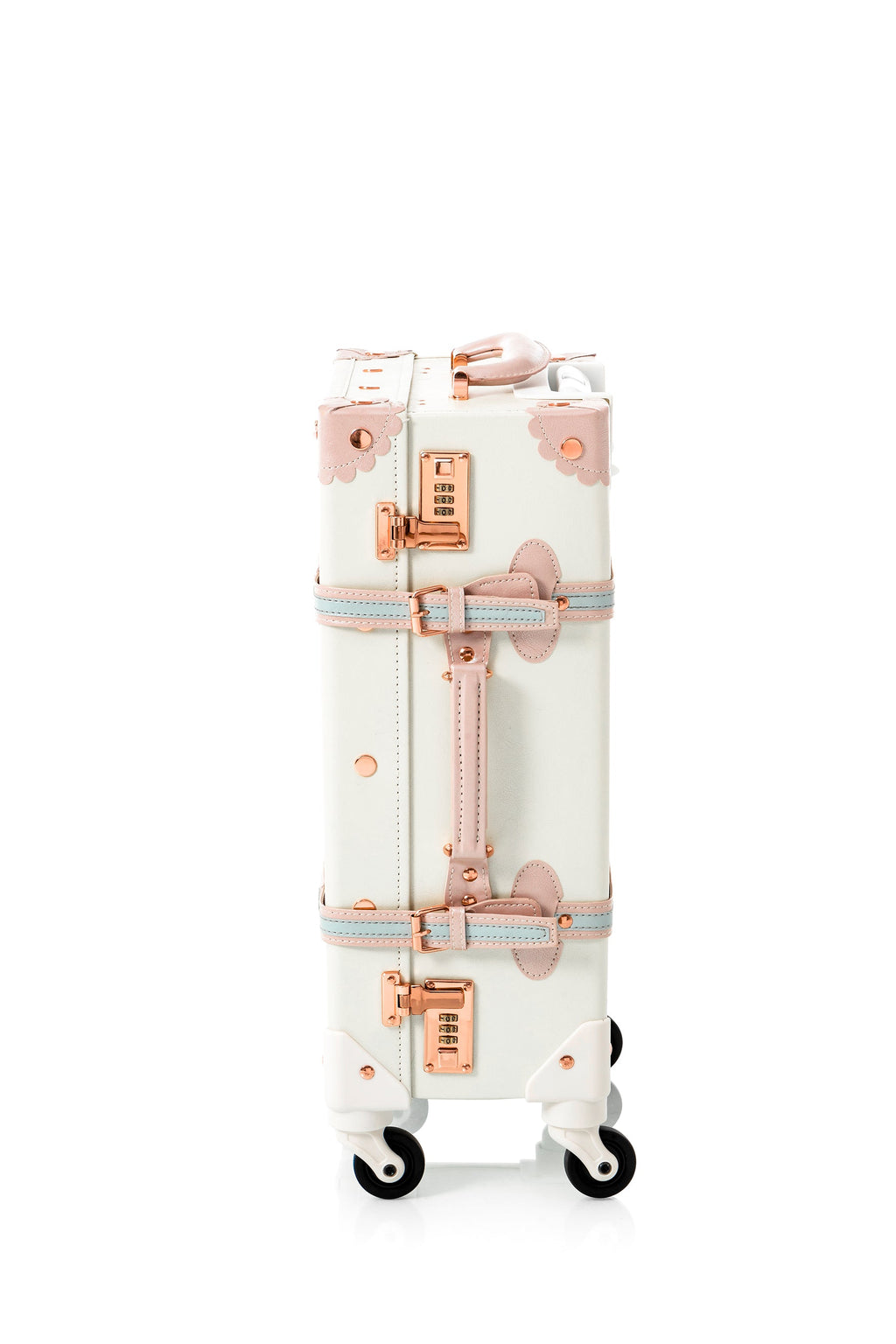 SarahFace Spinner Suitcase - Cream White's