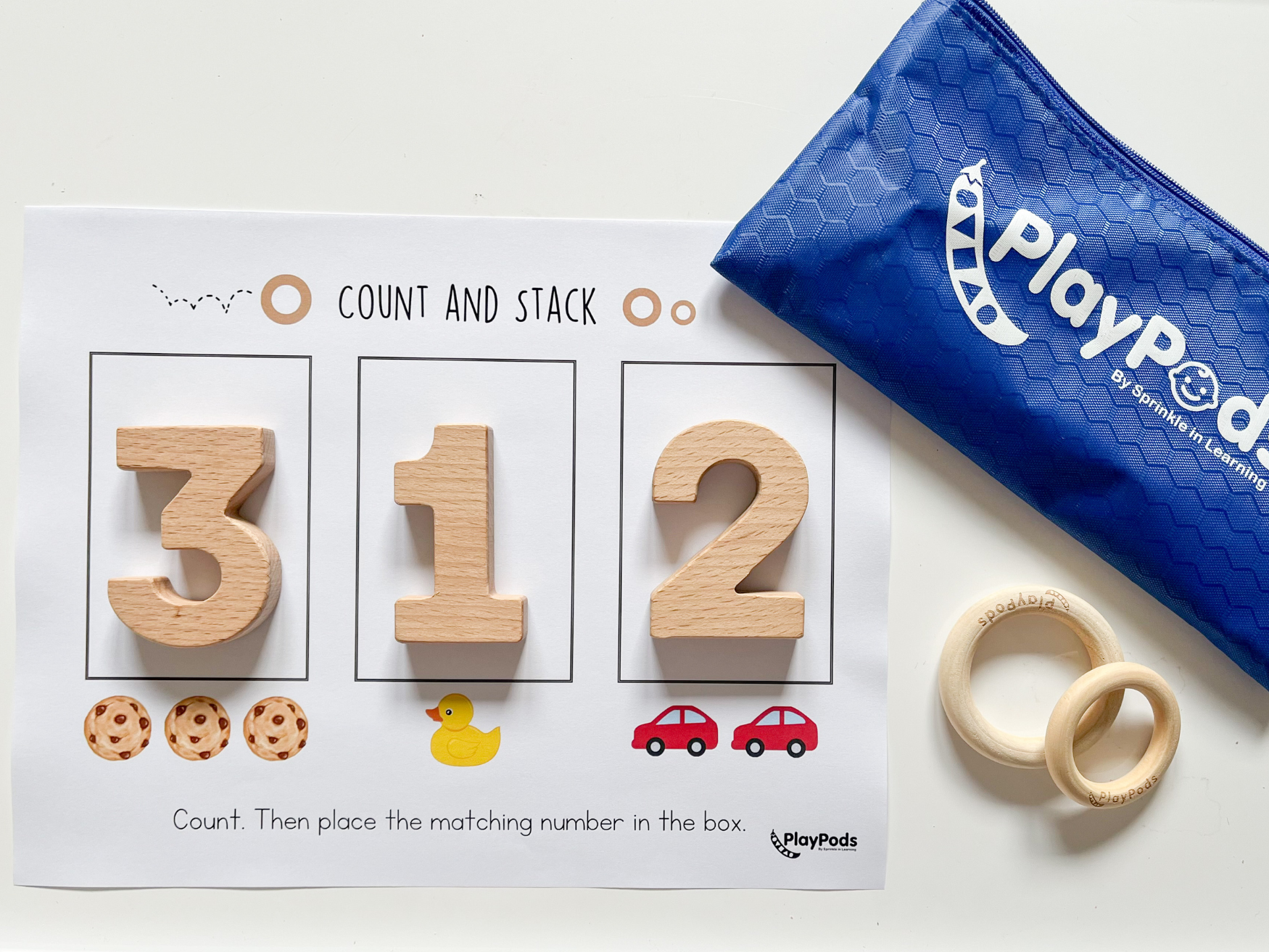 PlayPods | Count and Stack | Toddler Activity