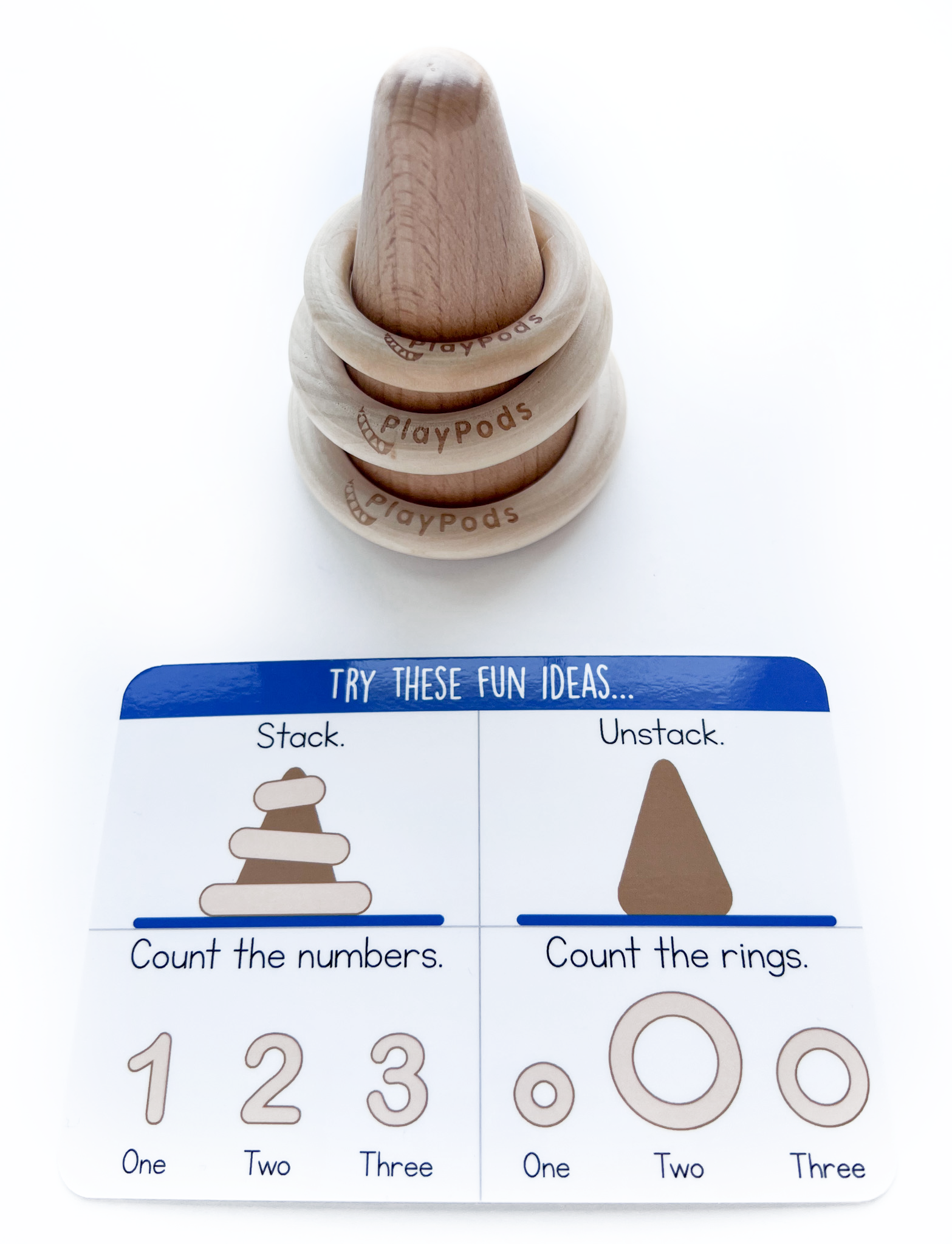PlayPods | Count and Stack | Toddler Activity
