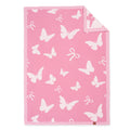 Butterfly Jacquard Knit Baby Blanket