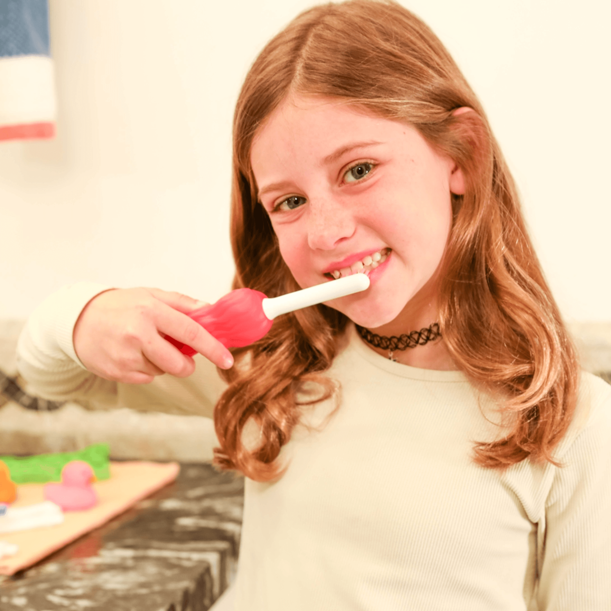 Aqua the Mermaid Toothbrush for Kids With Toy Fun